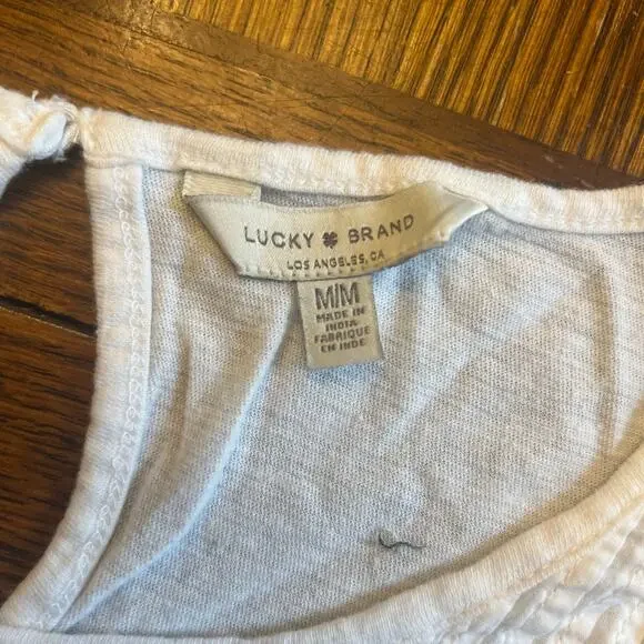 Lucky Brand Embroidered Dolman Top M - Boho Chic! - Picture 9 of 14